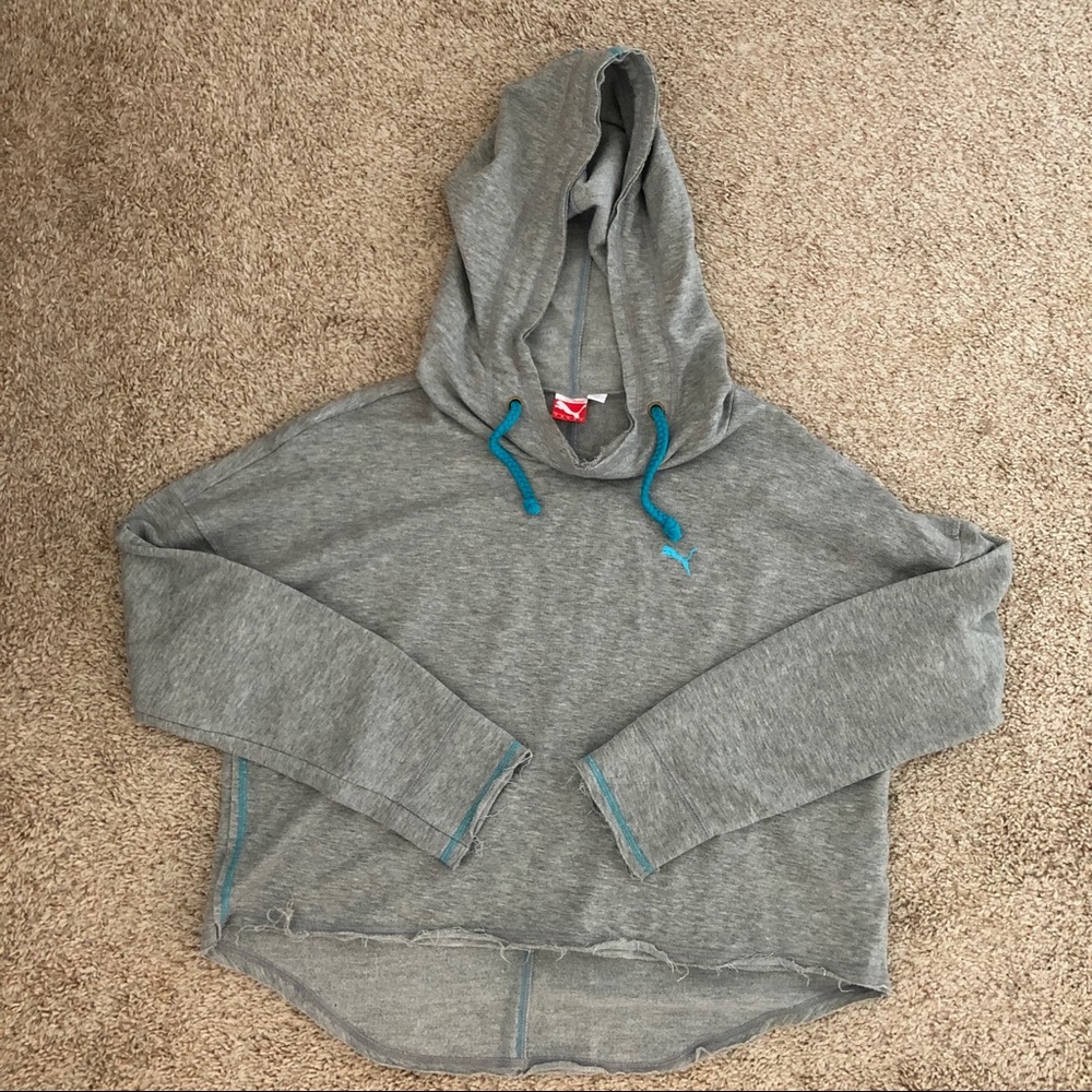 PUMA crop hoodie sweatshirt!